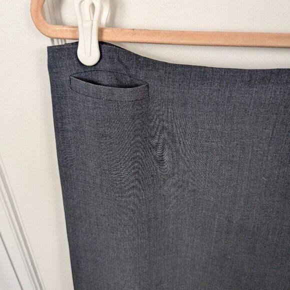 Eileen Fisher | Dark Grey Pencil Skirt Size Small - Picture 3 of 10